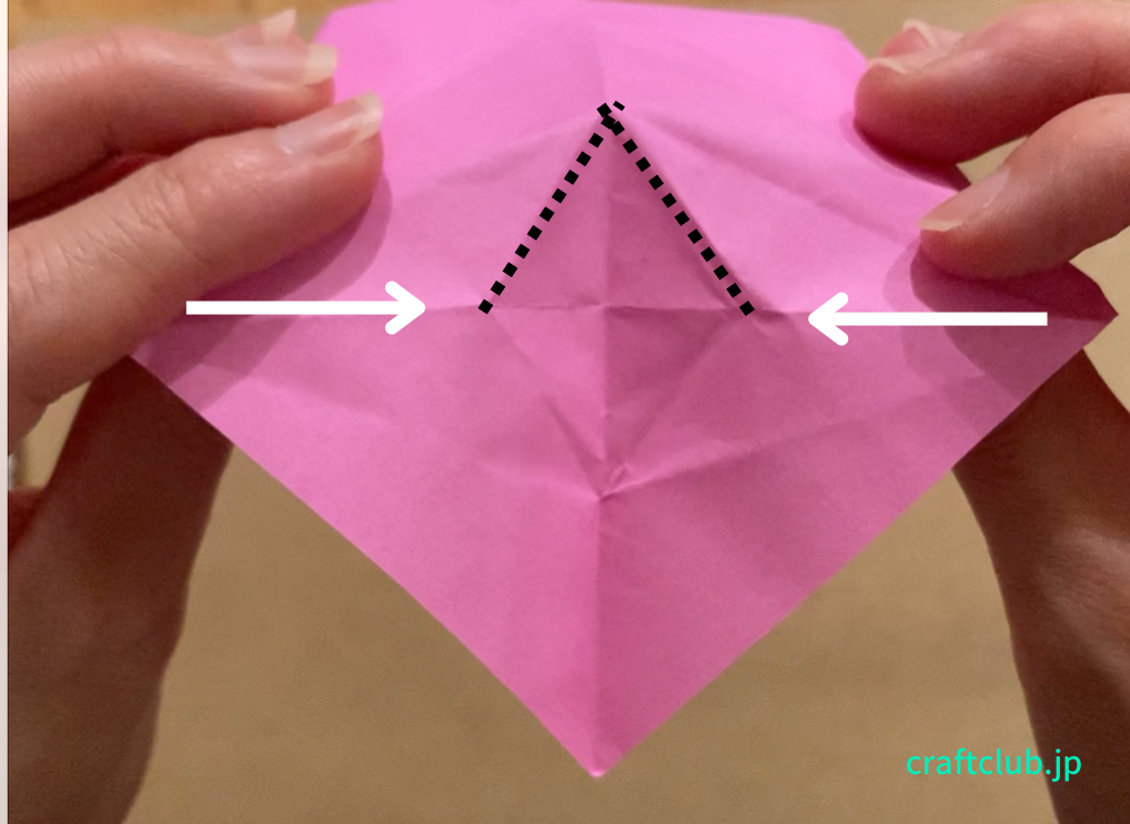 チューリップの折り方　立体