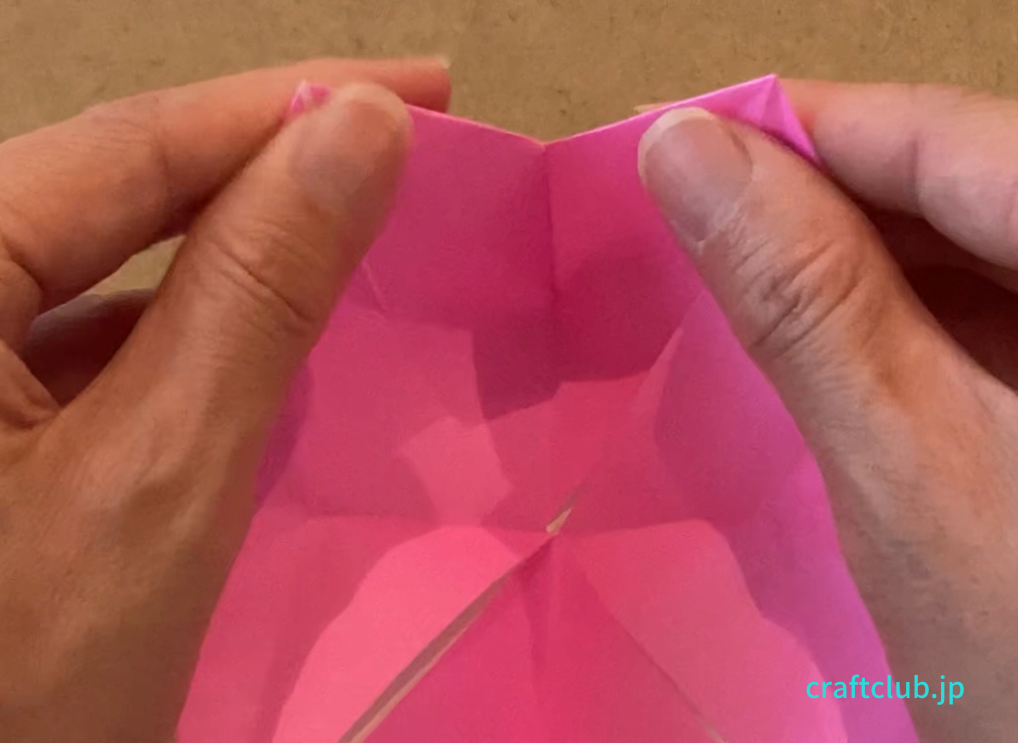 立体チューリップ折り方