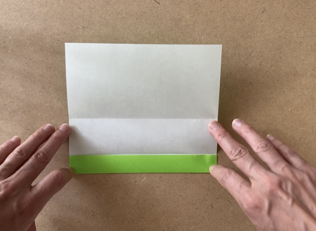 のりなし折り紙封筒の折り方