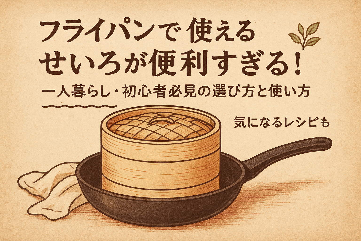 フライパンで使えるせいろ