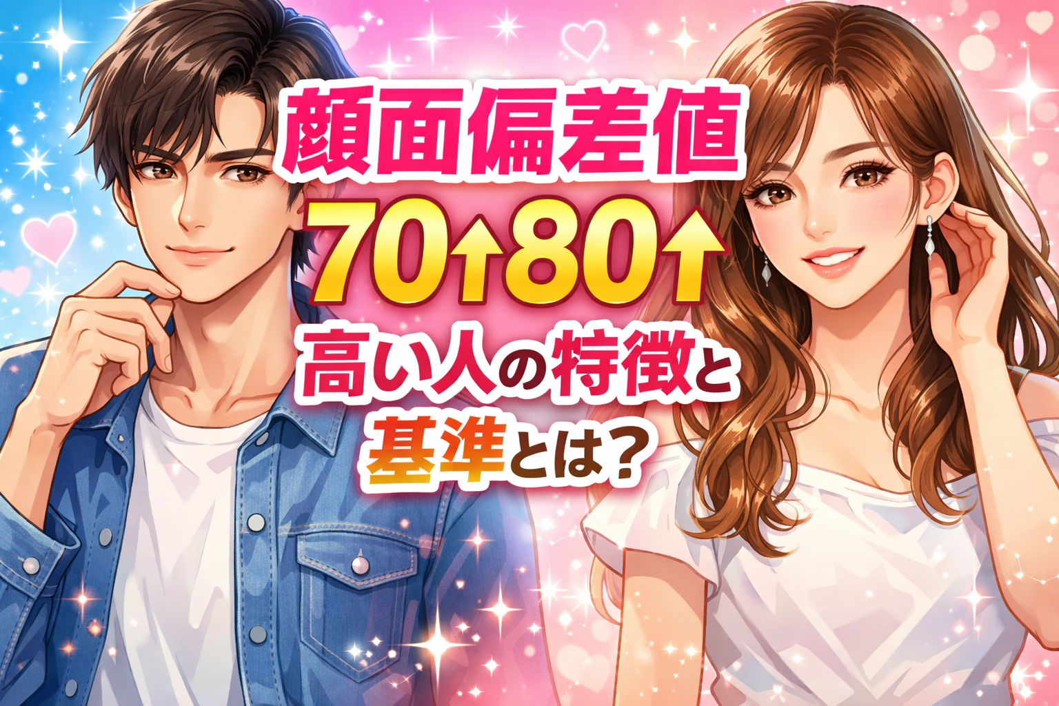 顔面偏差値高い人特徴